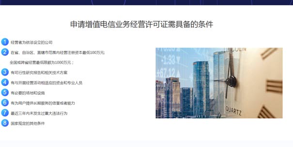省内增值电信业务经营许可证